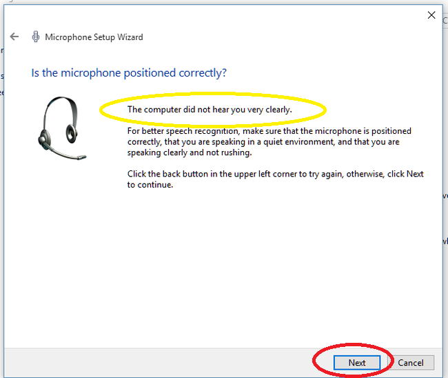 Set Microphone Possition